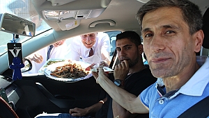Gurbetçilere Ciğerli Karşılama