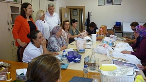 Elde Türk İşlemeleri kursuna ziyaret