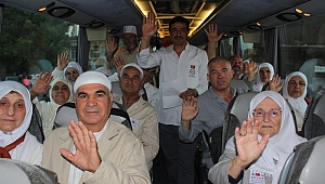 İlk hacı kafilesi uğurlandı