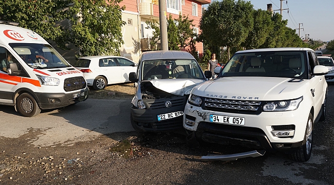 Keşan'da trafik kazası: 1 yaralı