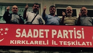 Kırklareli Saadet yeni binasına taşındı