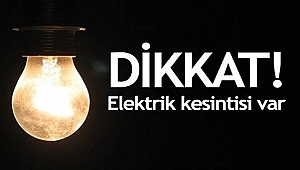 Planlı elektrik kesintisi