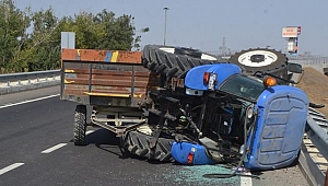 KEŞAN'DA TRAFİK KAZASI: 1 YARALI
