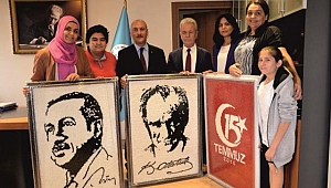 ÖZEL ÖĞRENCİLERDEN ANLAMLI HEDİYE