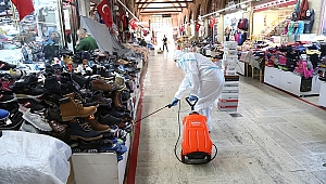 TARİHİ ÇARŞILAR HAŞERELERE KARŞI İLAÇLANIYOR
