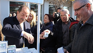 10 BİN ADET KANDİL SİMİDİ DAĞITILDI
