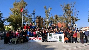 DOĞASEVERLER VOLKAN ÖĞRETMEN İÇİN YÜRÜDÜ
