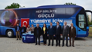 İŞKUR OTOBÜSÜ EDİRNE’DE