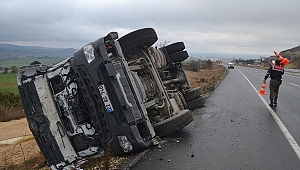 KEŞAN'DA TRAFİK KAZASI: 1 YARALI
