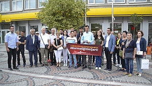 CHP GENÇLİĞİNDEN EĞİTİM SİSTEMİNE SİTEM
