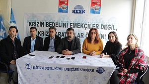 “KRİZİN BEDELİNİ YARATANLAR ÖDESİN”