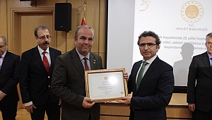 Adliye çalışanlarına teşekkür belgesi