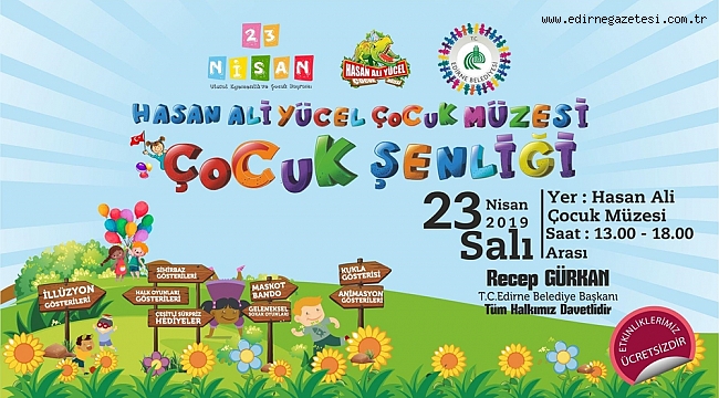 BELEDİYEDEN 23 NİSAN ÇOCUK ŞENLİĞİ