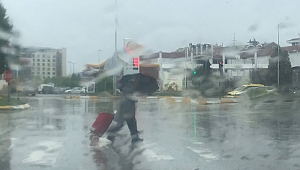 Edirne'de sağanak