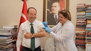 GÜRKAN , FARKINDALIK İÇİN AŞI VURULDU