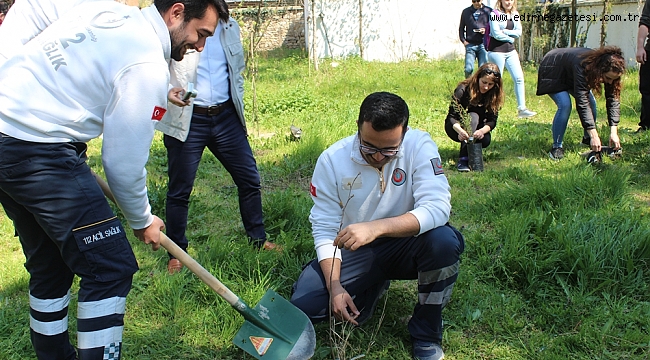 HER 112 ÇALIŞANI ADINA BİR FİDAN DİKİLDİ