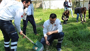 HER 112 ÇALIŞANI ADINA BİR FİDAN DİKİLDİ