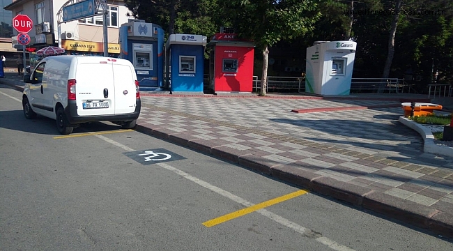 ENGELLİ ARAÇLARI İÇİN PARK YERİ AYRILDI