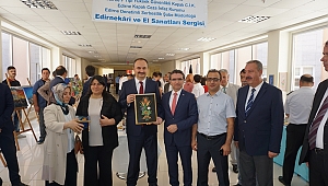MAHKUMLARIN EL İŞİ SERGİSİ AÇILDI