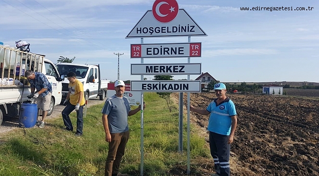 KÖY TABELALARI YENİLENİYOR