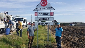KÖY TABELALARI YENİLENİYOR