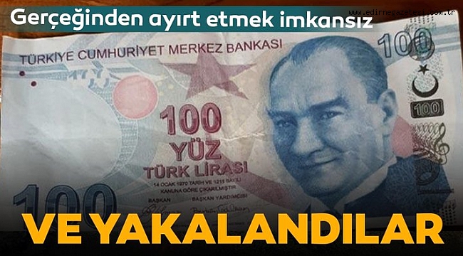SAHTE PARA ZANLISI TUTUKLANDI