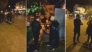 UZUNKÖPRÜ SAĞANAK YAĞIŞA TESLİM OLDU 