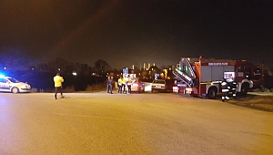 ALKOLLÜ SÜRÜCÜ OTOMOBİLİYLE KÖPRÜDEN DÜŞTÜ 