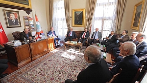 ESKİ BAKANLARDAN GÜRKAN'A ZİYARET! 