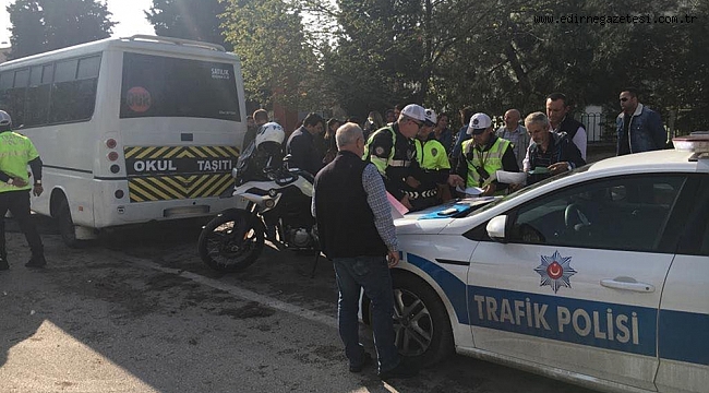 OKUL SERVİSLERİ DENETLENDİ