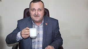 CANAN KARATAY’A SÜT İÇEREK TEPKİ GÖSTERDİ 