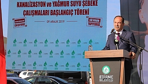 EDİRNE’NİN KANAYAN YARASI ALTYAPI DA ÇALIŞMALAR BAŞLADI 
