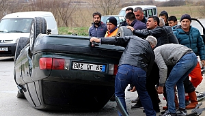 4 KİŞİ YARALANDI 