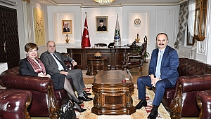 BÜYÜKELÇİ’DEN VALİ CANALP'E ZİYARET 