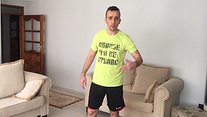 Edirneli antrenör salona gelemeyen üyelerine evde spor yaptırıyor 