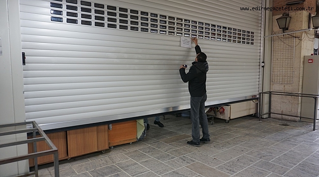 TARİHİ ÇARŞILAR KEPENK KAPATTI
