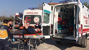 Edirne'de trafik kazası: 2 yaralı 