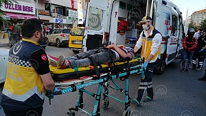 Tekirdağ'da alkollü ve ehliyetsiz sürücünün kullandığı otomobilin çarptığı kişi yaralandı 