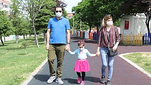 14 yaş altı çocuklar park ve yeşil alanlarda eğlendi 