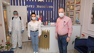 BERBER, KUAFÖR, GÜZELLİK MERKEZLERİNE BELEDİYEDEN HİJYEN DESTEĞİ 