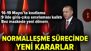 Cumhurbaşkanı Erdoğan: 16-17-18-19 Mayıs'ta sokağa çıkma kısıtlaması getirildi 