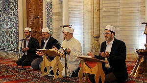 Selimiye Camisi'ndeki Ramazan Bayramı programı sosyal medyadan canlı yayınlandı 