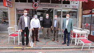 GÜRKAN’DAN 80 GÜN SONRA KEPENK AÇAN ESNAFA ZİYARET 