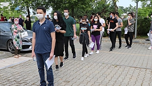 MSÜ Askeri Öğrenci Aday Belirleme Sınavı'nda Kovid-19 tedbirleri alındı 