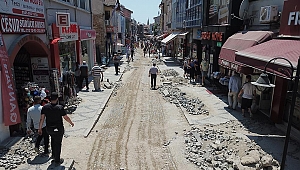 SARAÇLAR CADDESİ’NDE ALTYAPI TAMAMLANDI