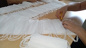 6 AYDA 1 MİLYON MASKE ÜRETİLDİ