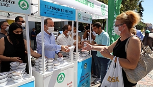 EDİRNE BELEDİYESİ'NDEN AŞURE İKRAMI