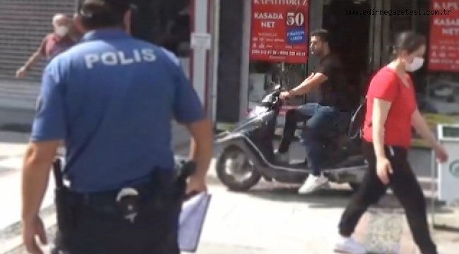 'GELİYORUM ŞİMDİ' DİYEREK KAÇMIŞTI, BİN 452 TL PARA CEZASI YEDİ
