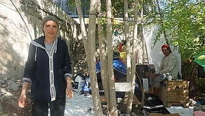ÇADIRDA YAŞAM MÜCADELESİ
