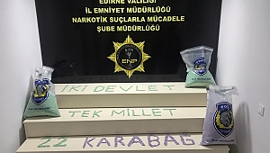 EDİRNE EMNİYETİNDEN AZERBAYCAN'A DESTEK